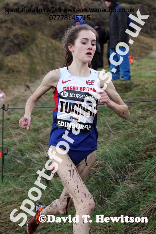 Junior womens 4k, Morrisons Great Edinburgh Cross Country. Photo: David T. Hewitson/Sports for All Pics